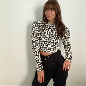 Lisa Says Gah floral blouse